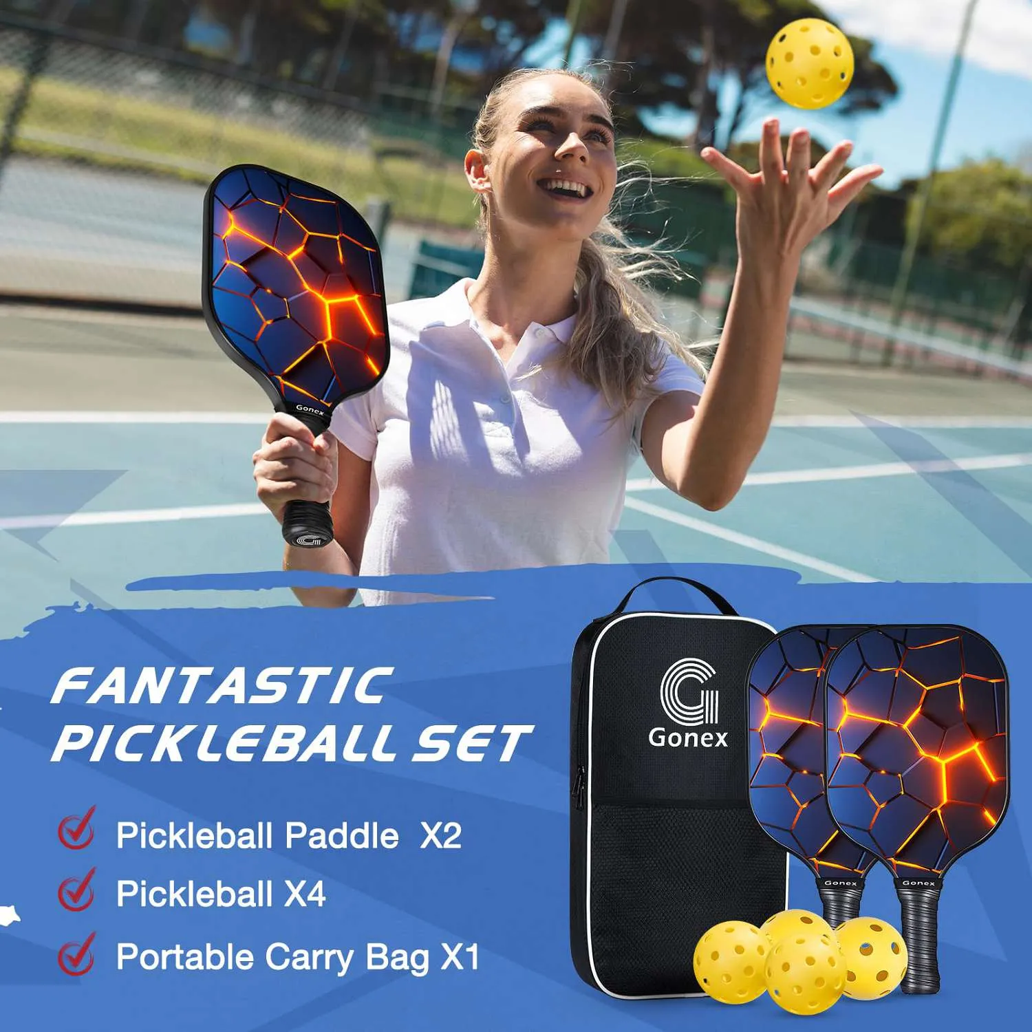 Gonex pickleball paddles