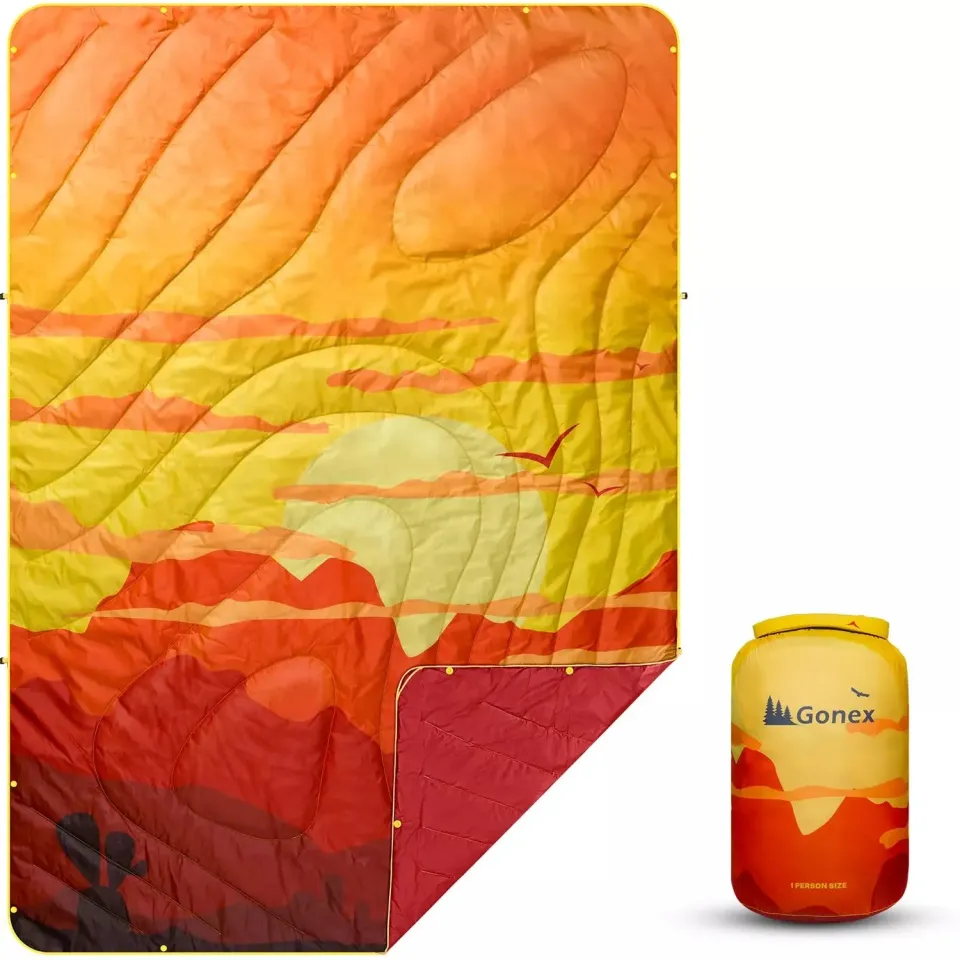 Gonex Coperta Campeggio Puffy Calda