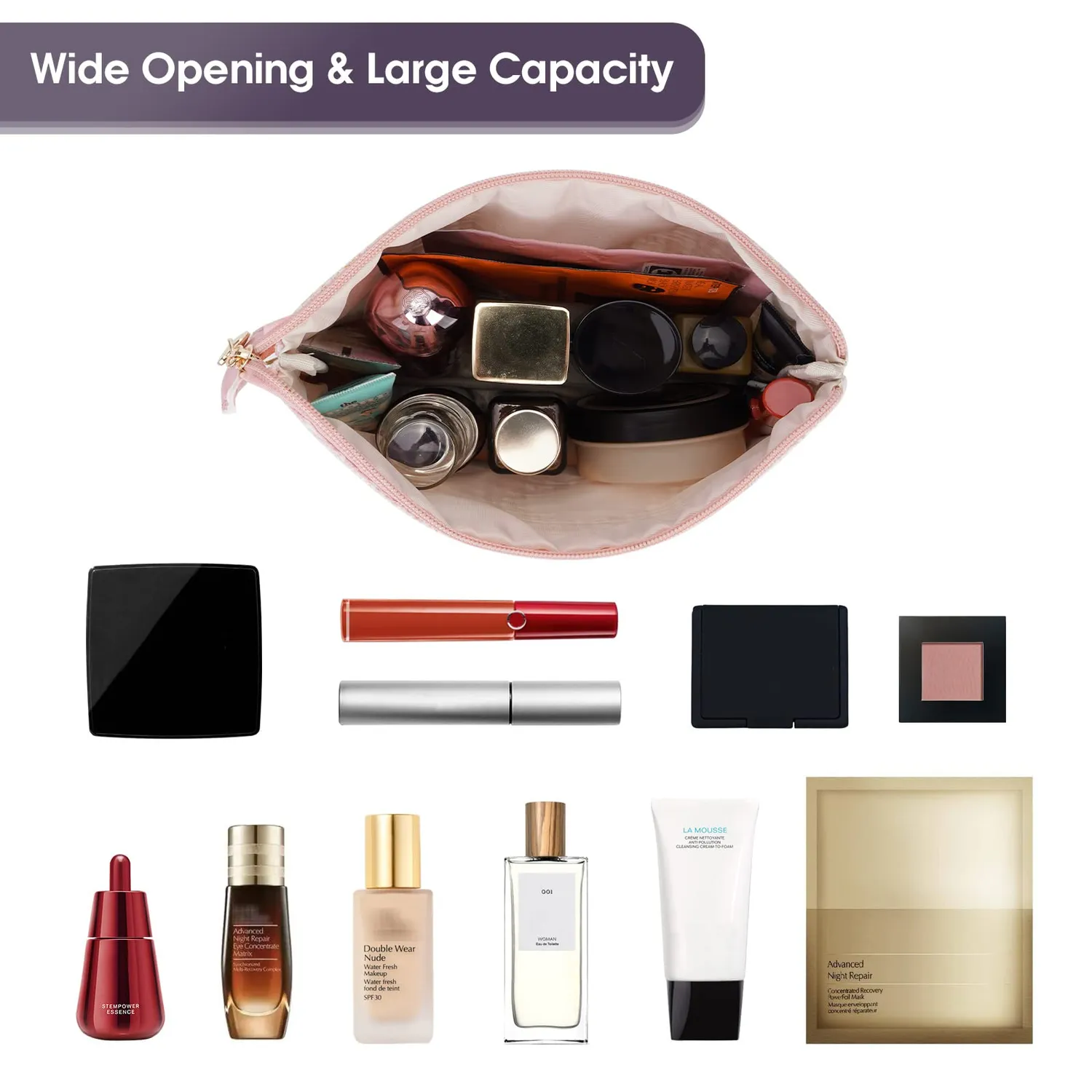 Narwey NW5808 beauty case in tweed da viaggio