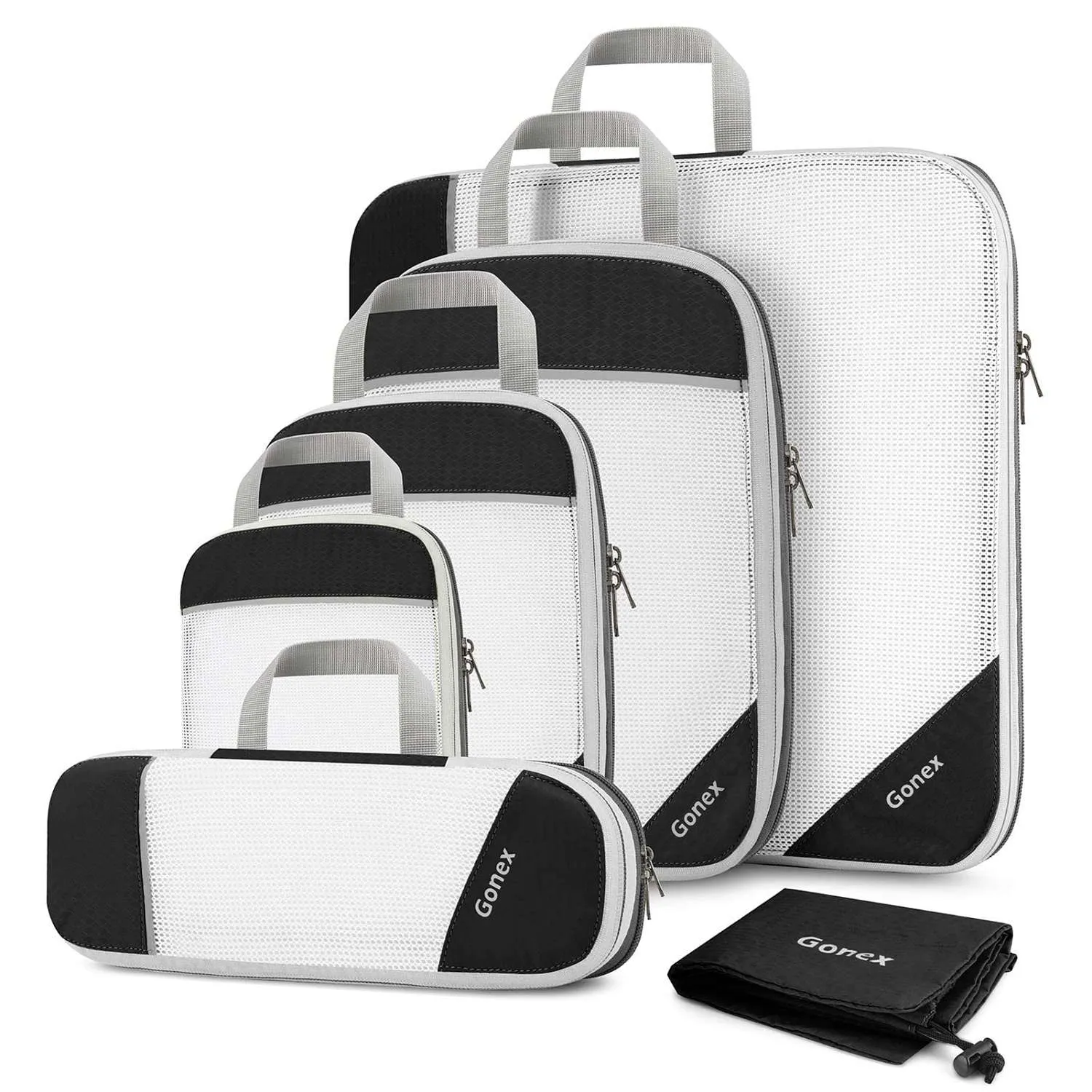 Gonex Compression Packing Cubes cubi valigia