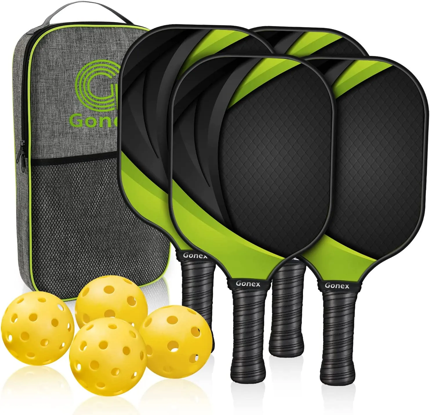 Gonex Set Racchette Pickleball Grafite