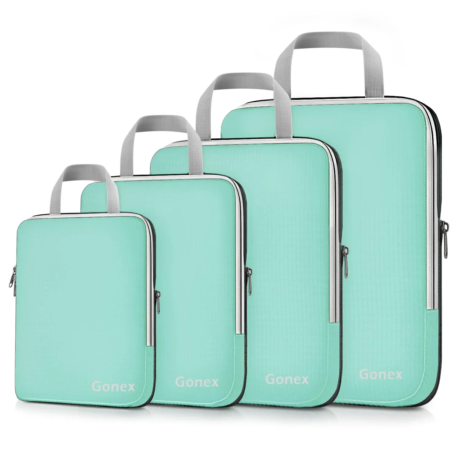 Gonex Packing Cubes Compressione Organizer Valigia 4 Pezzi