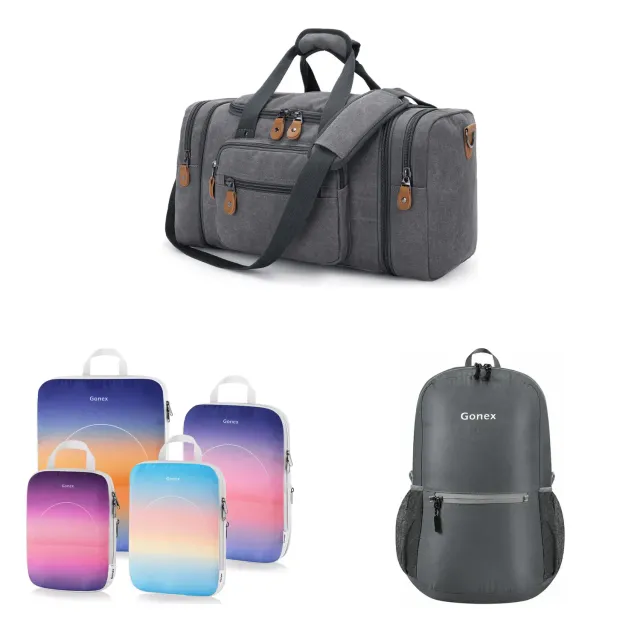 Gonex Business Travel set borsoni viaggio 60L+20L
