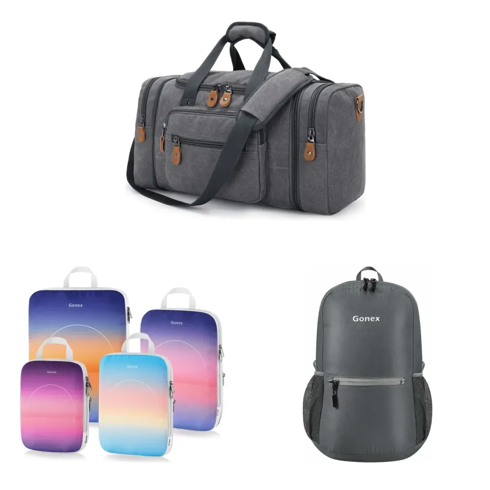 Gonex Business Travel set borsoni viaggio 60L+20L