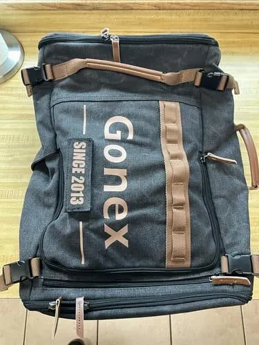 Gonex Canvas Velcro Patch zaino laptop tela