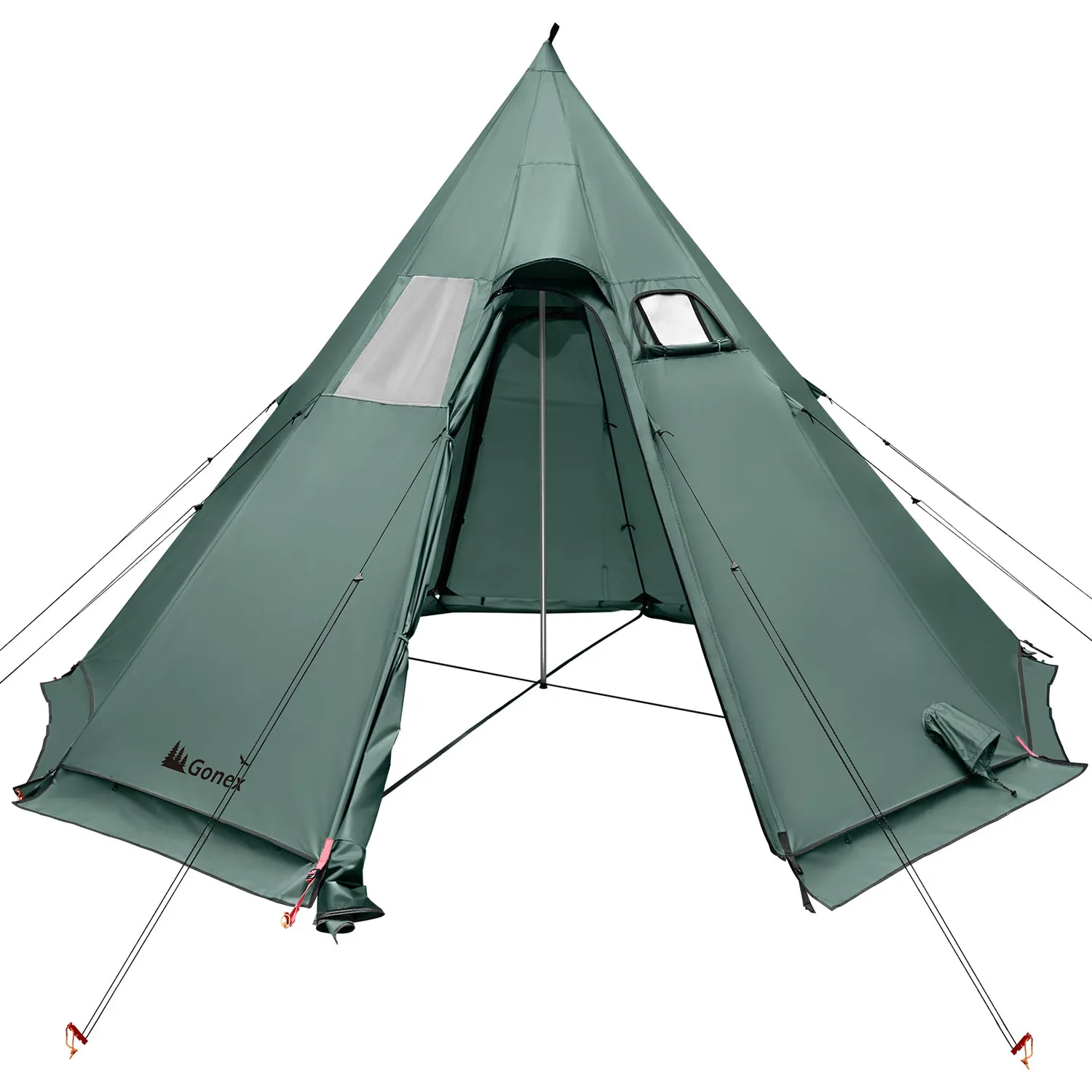 Gonex Tenda Campeggio 6 Posti 4 Stagioni Stufa
