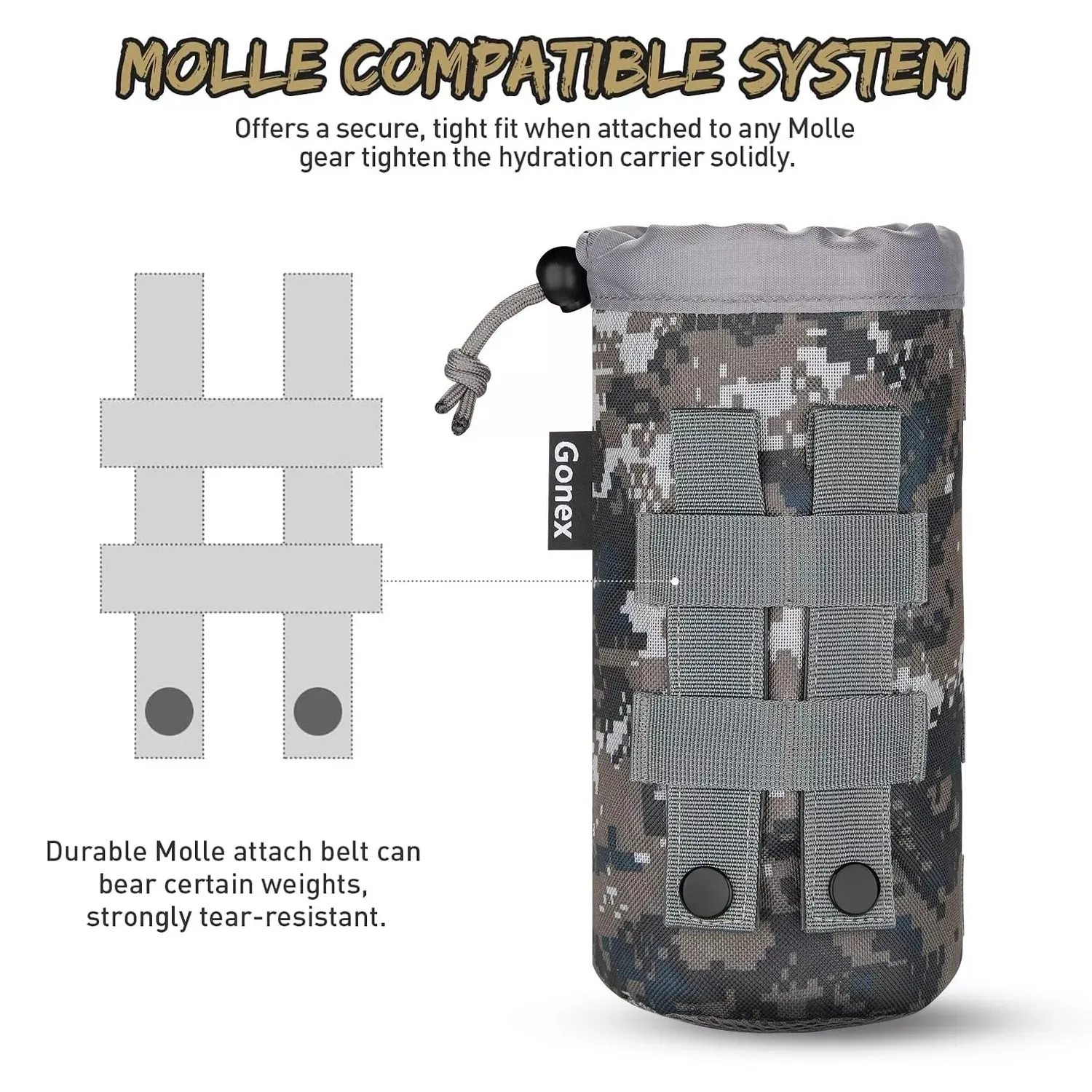 Gonex Molle Portaborraccia Tattico