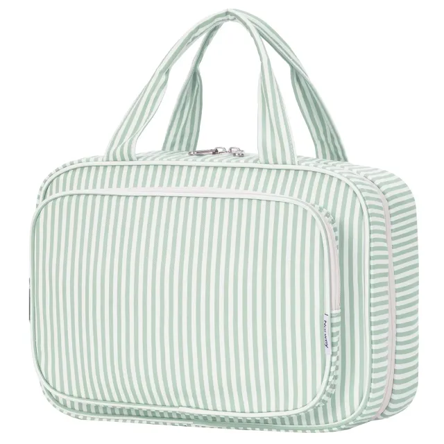 Narwey Striped Travel Toiletry Bag beauty case appeso