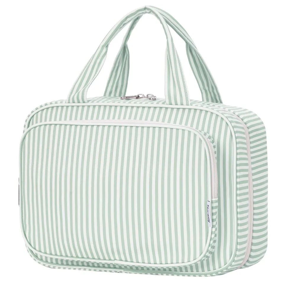 Narwey Striped Travel Toiletry Bag beauty case appeso