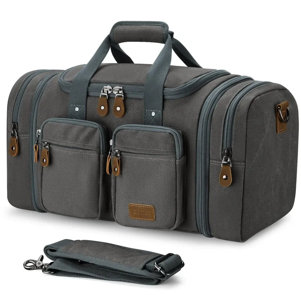 Gonex Canvas 50L borsone viaggio espandibile
