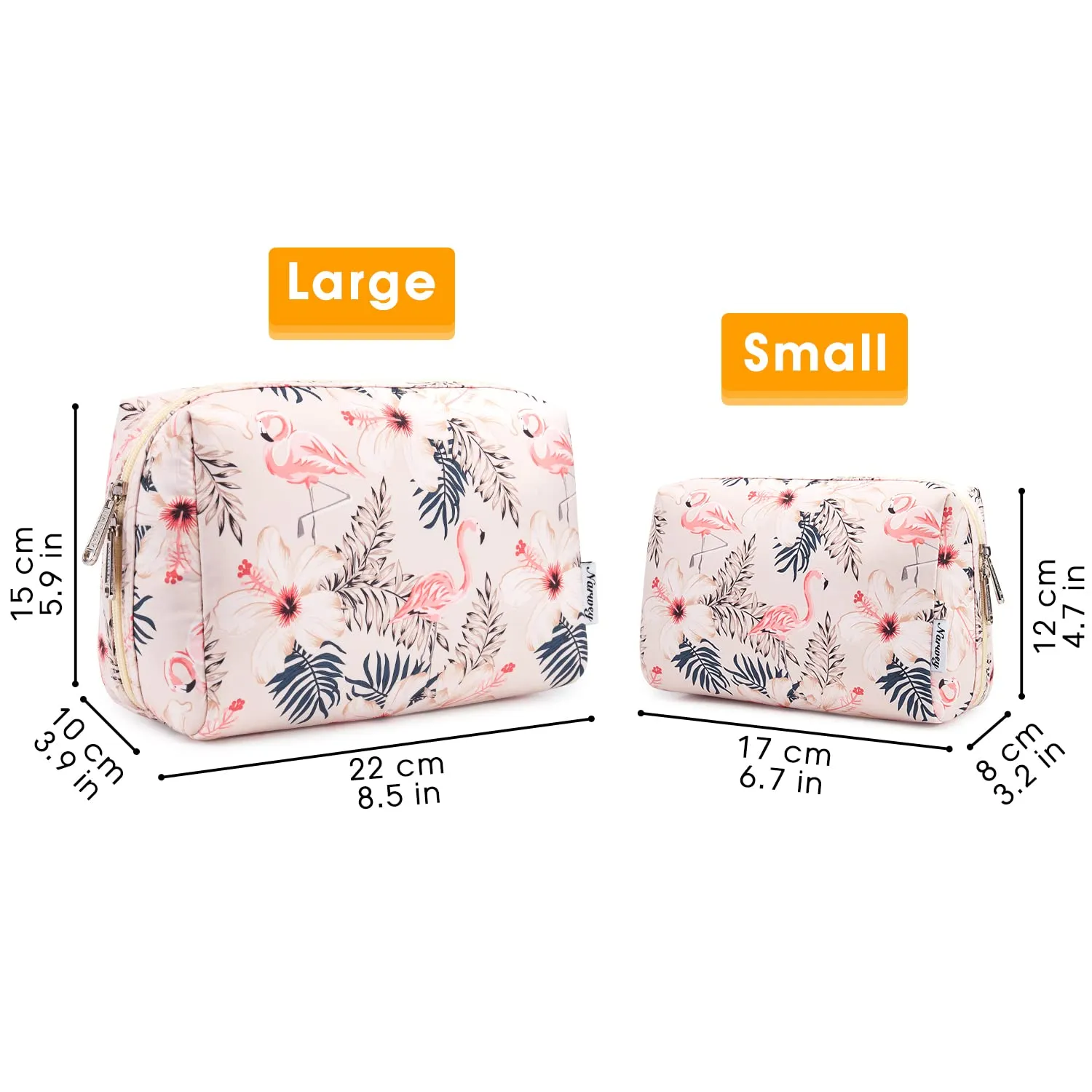 Narwey Pochette Trucco da Viaggio in Twill Idroresistente