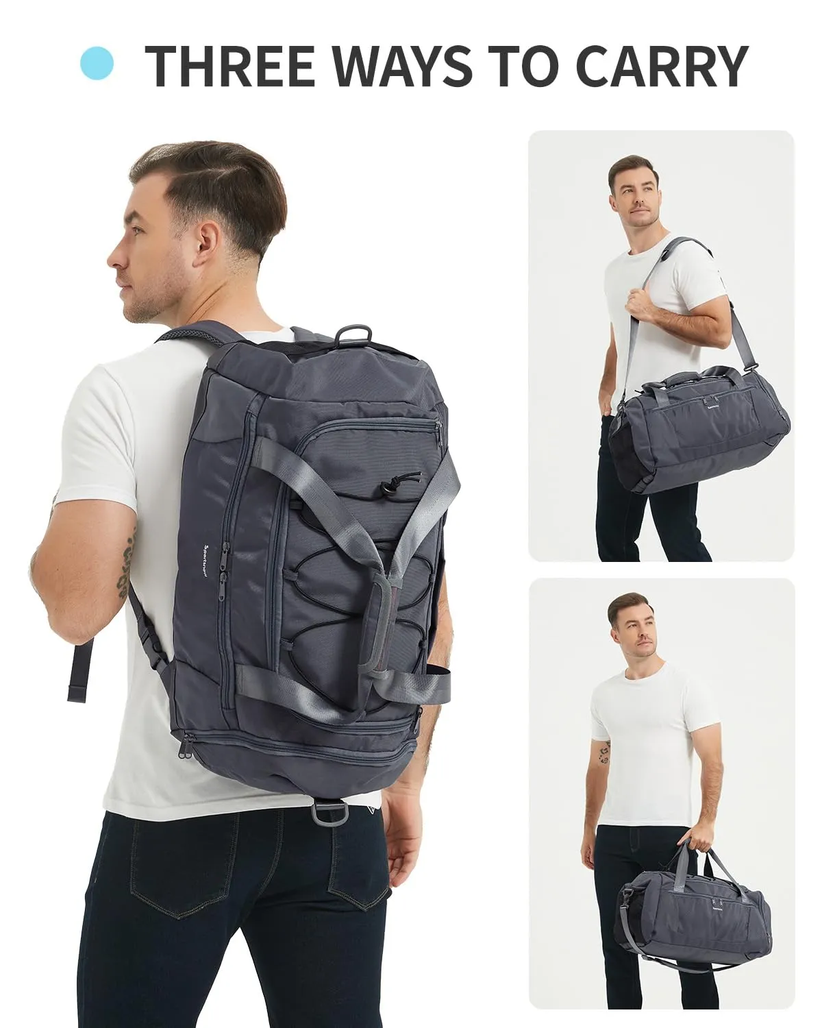 Narwey Zaino Borsone Palestra 38L con Vano Scarpe