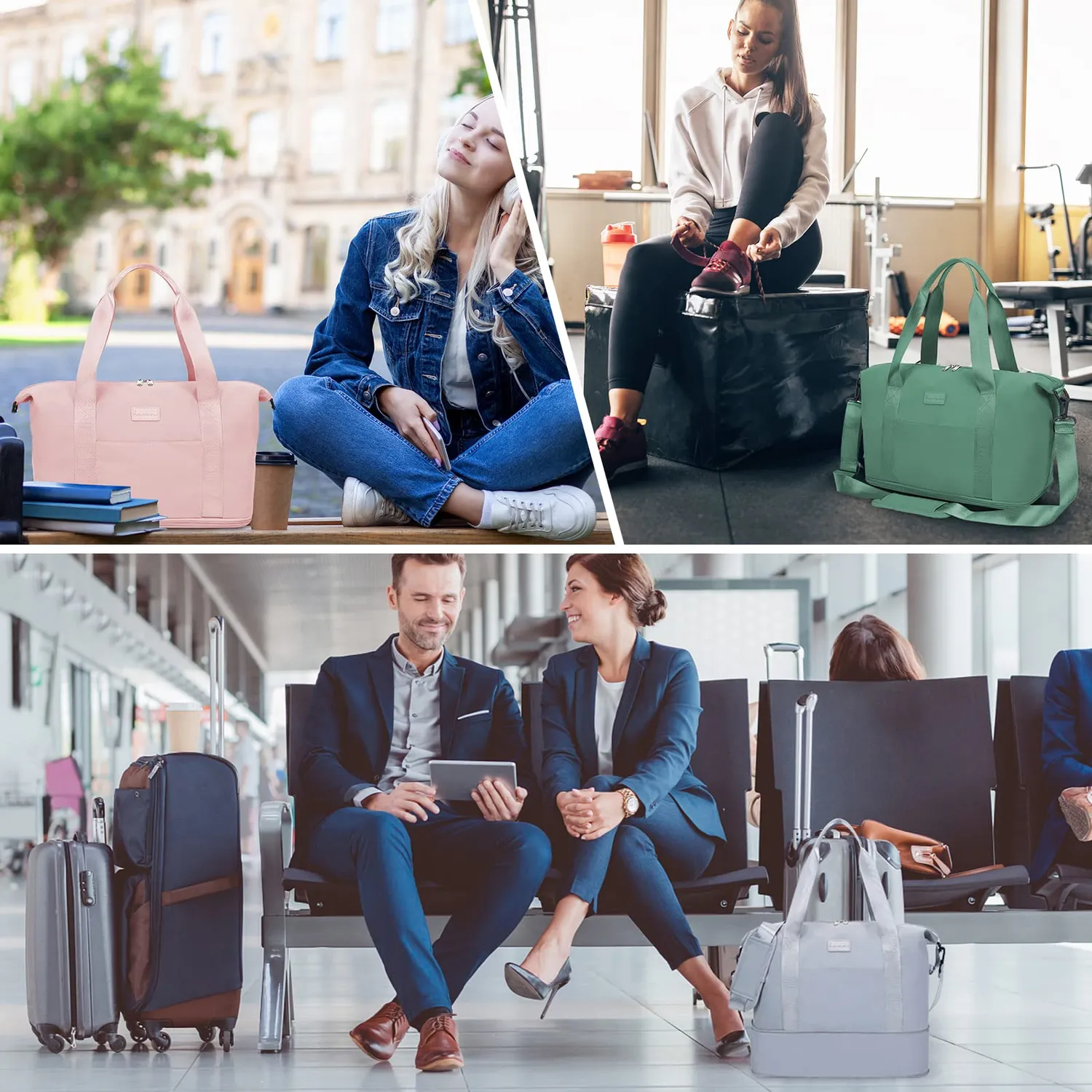 Lossga Zaino Bagaglio a Mano 40x20x25 Ryanair Nero