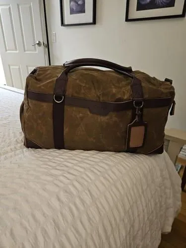 Gonex Waxed Canvas 55L borsone tasca scarpe