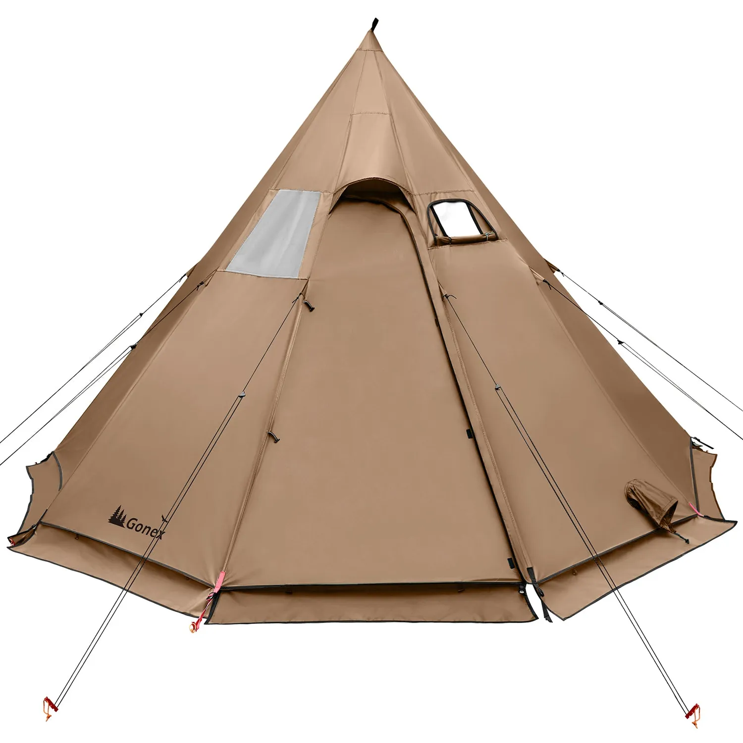 Gonex Tenda Campeggio 6 Posti 4 Stagioni Stufa