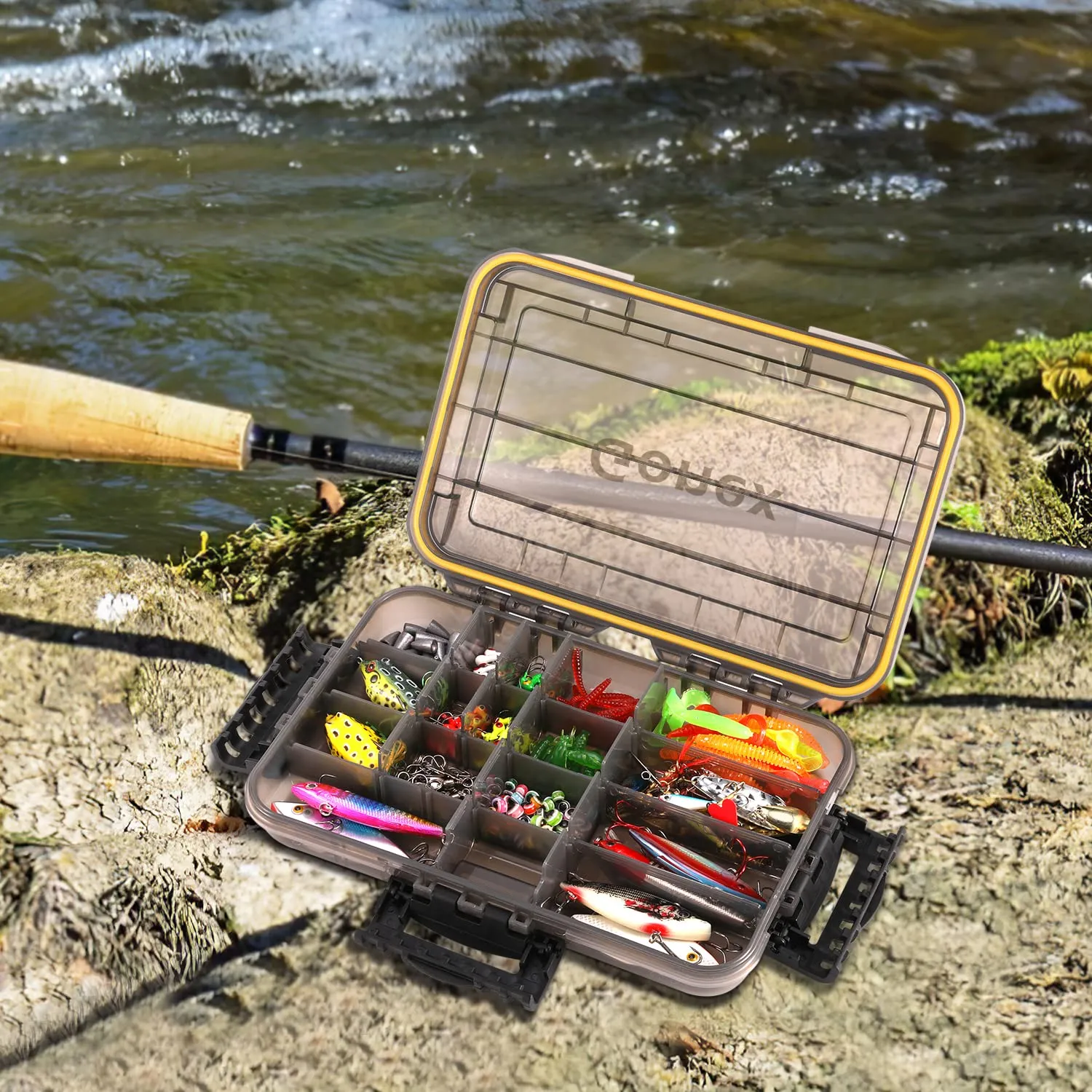 Gonex Waterproof Tackle Box porta esche