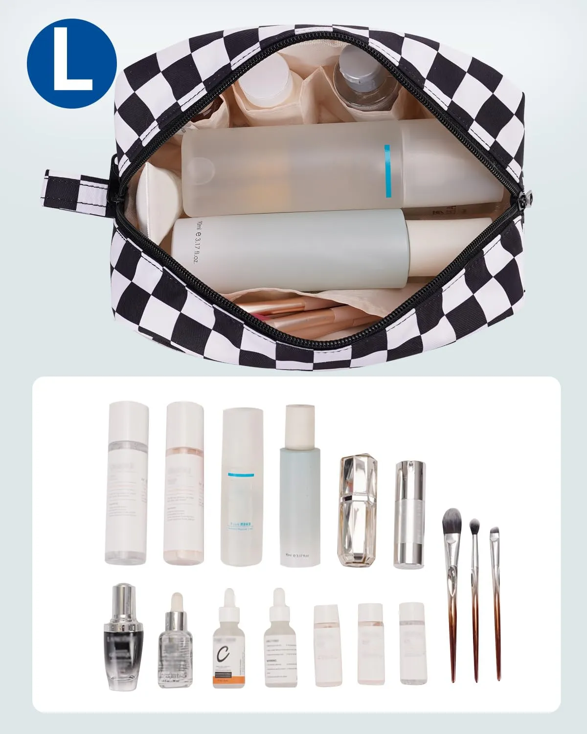 Narwey NW5207C Beauty Case a scomparti impermeabile
