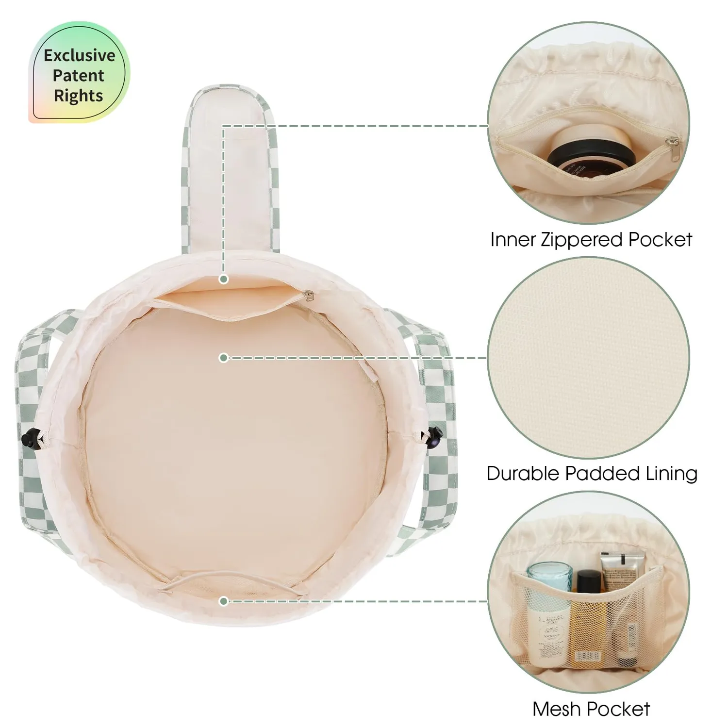 Narwey Beauty Barilotto a Coulisse a Scacchi Grande