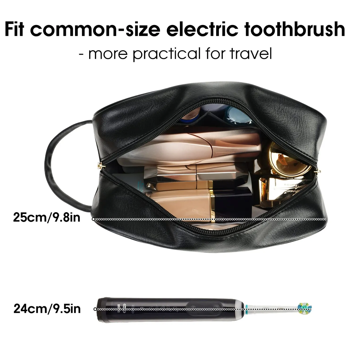 Narwey PU Leather beauty case da viaggio