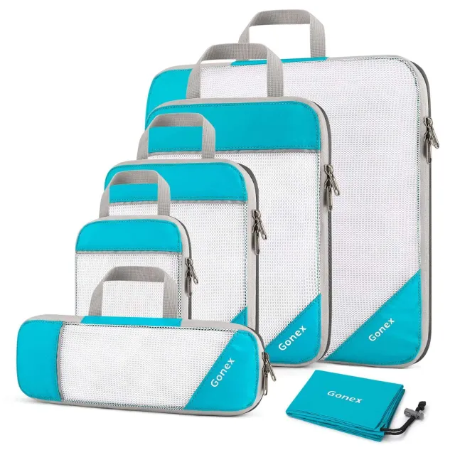 Gonex Compression Packing Cubes cubi valigia