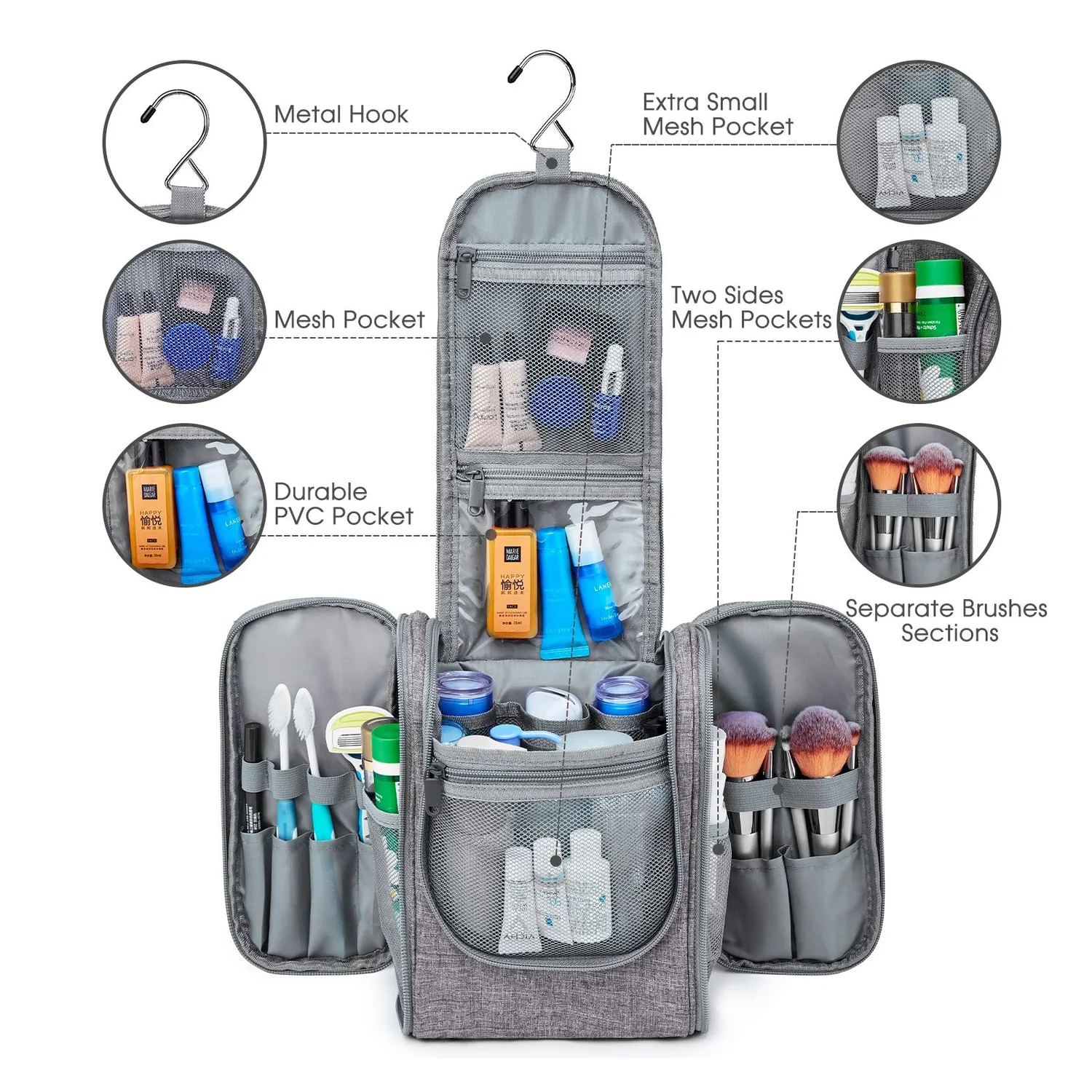 Narwey NW5026 Necessaire Appesa 19x25x11,5 cm impermeabile
