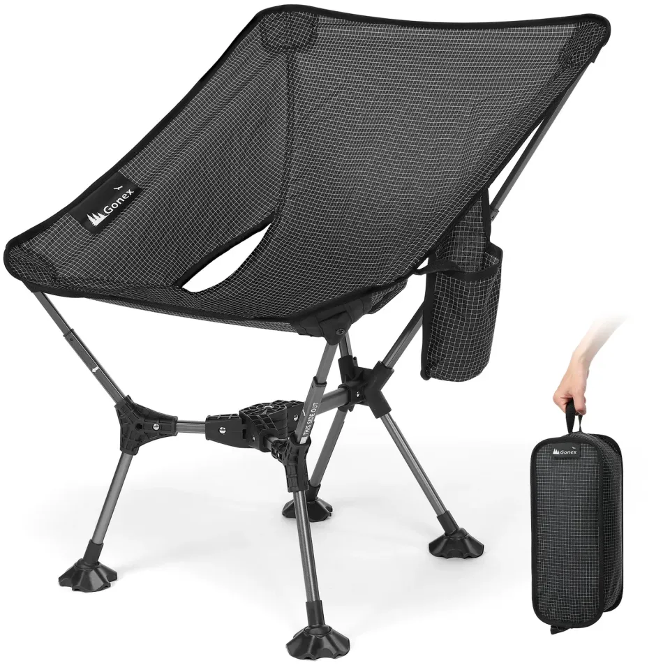 Gonex Sedia Campeggio Schienale Alto 330 lb