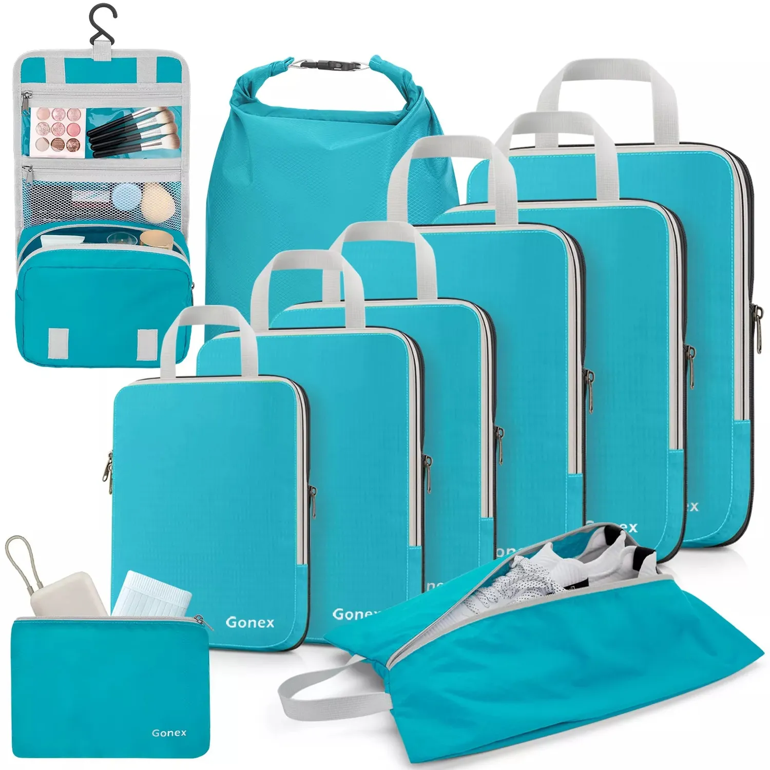 Gonex Extensible Packing Cubes cubi valigia