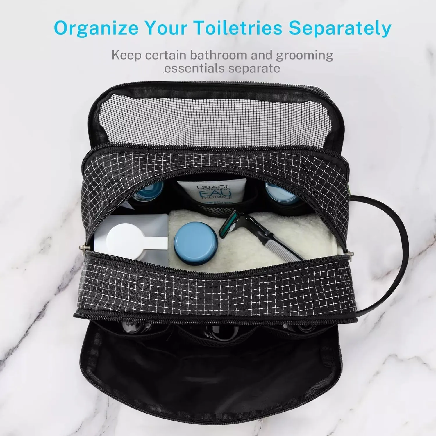 Gonex Trousse Viaggio Quadri Leggera
