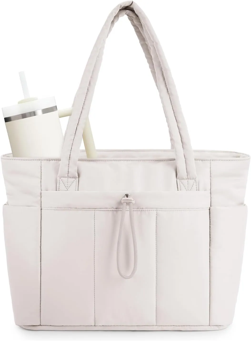 Narwey Puffer Tote Bag borsa shopper 20 L porta laptop