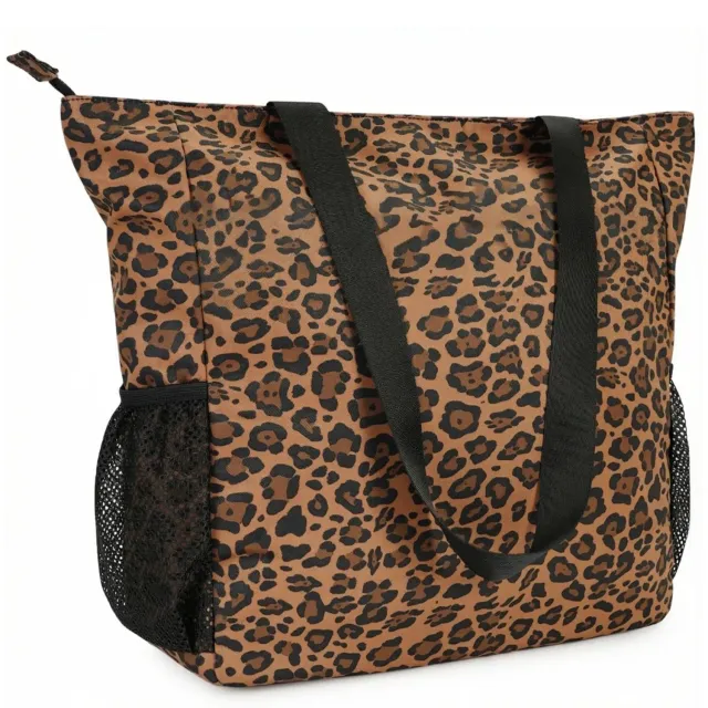 Narwey Leopard borsa mare tote 15 L 34 cm 7 tasche