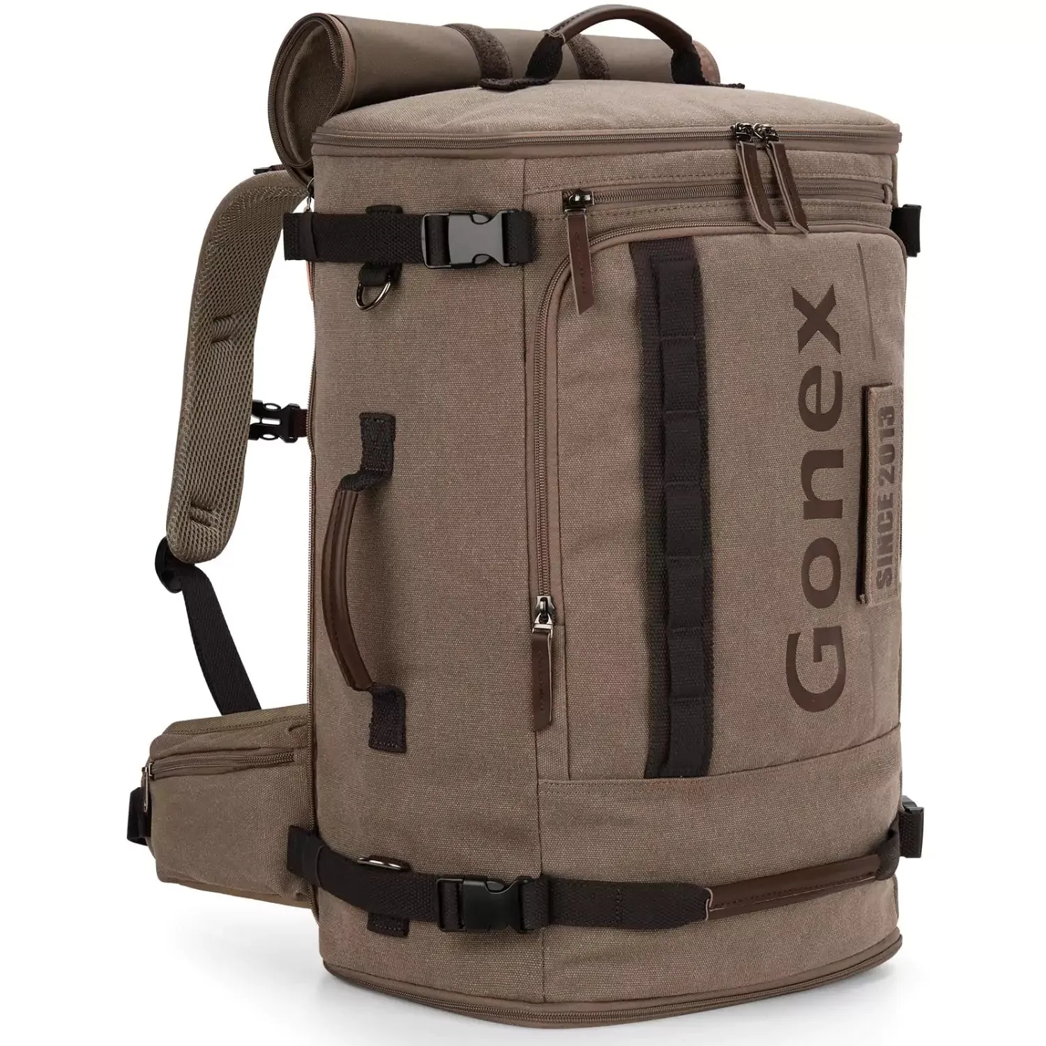Gonex Canvas Velcro Patch zaino laptop tela