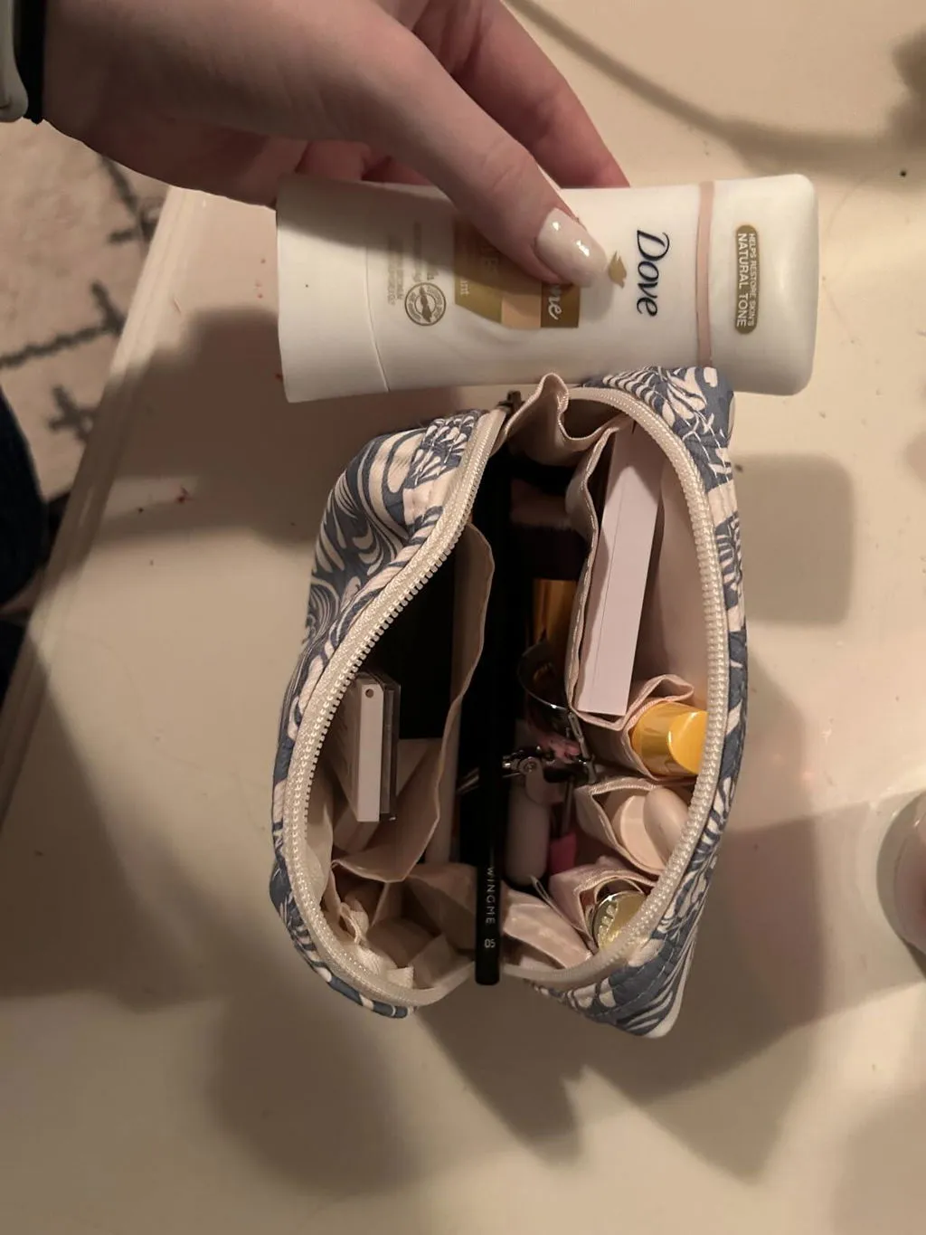 Narwey Pochette Trucco da Viaggio in Twill Idroresistente