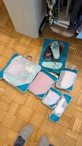 Gonex Compression Packing Cubes cubi valigia