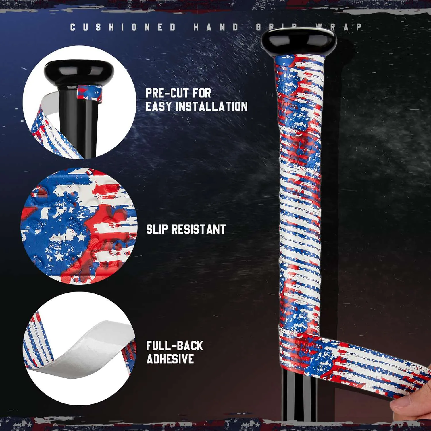 Gonex Baseball Bat Tape nastro mazza baseball antiscivolo