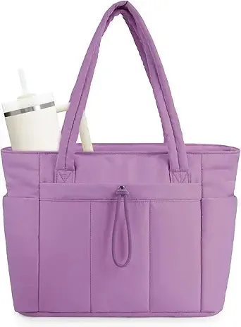Narwey Puffer Tote Bag borsa shopper 20 L porta laptop