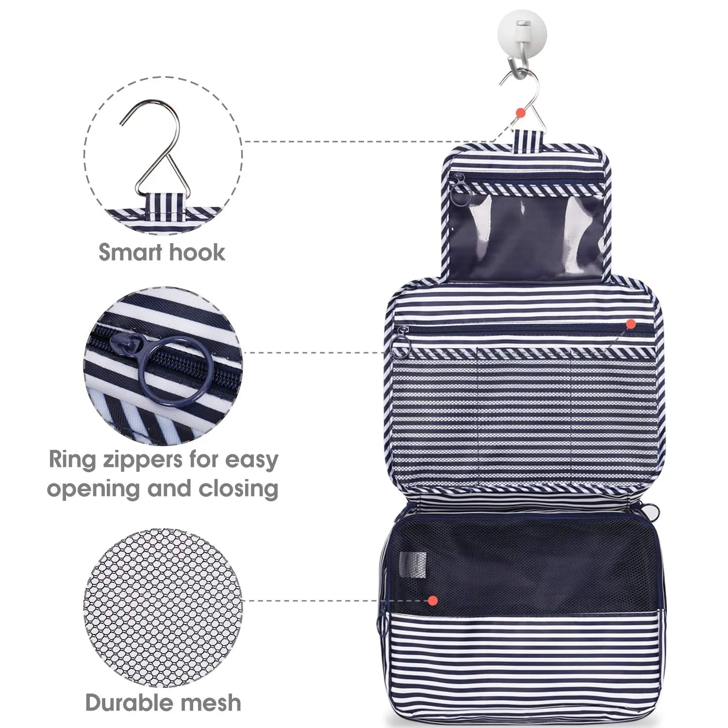 Narwey NW18011114 Organizer Beauty da Viaggio Impermeabile