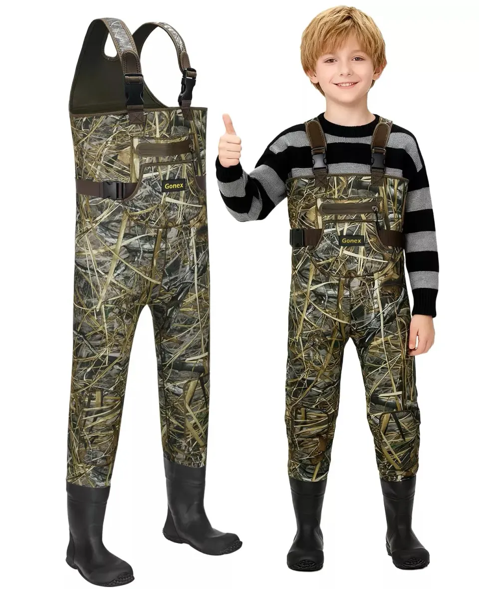 Gonex waders pesca bambini neoprene 4 mm