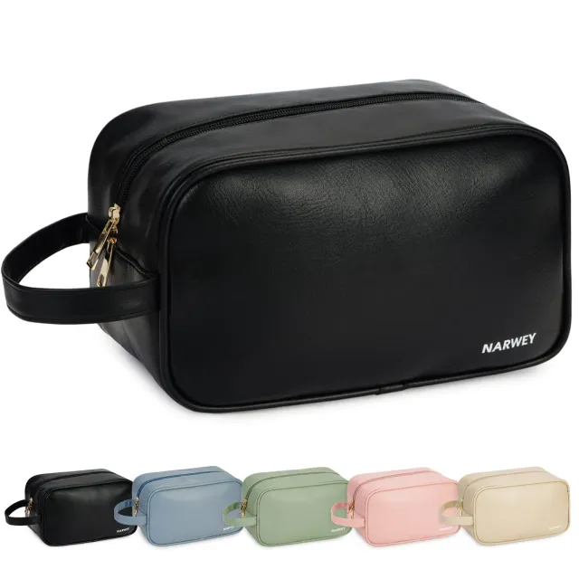 Narwey PU Leather beauty case da viaggio