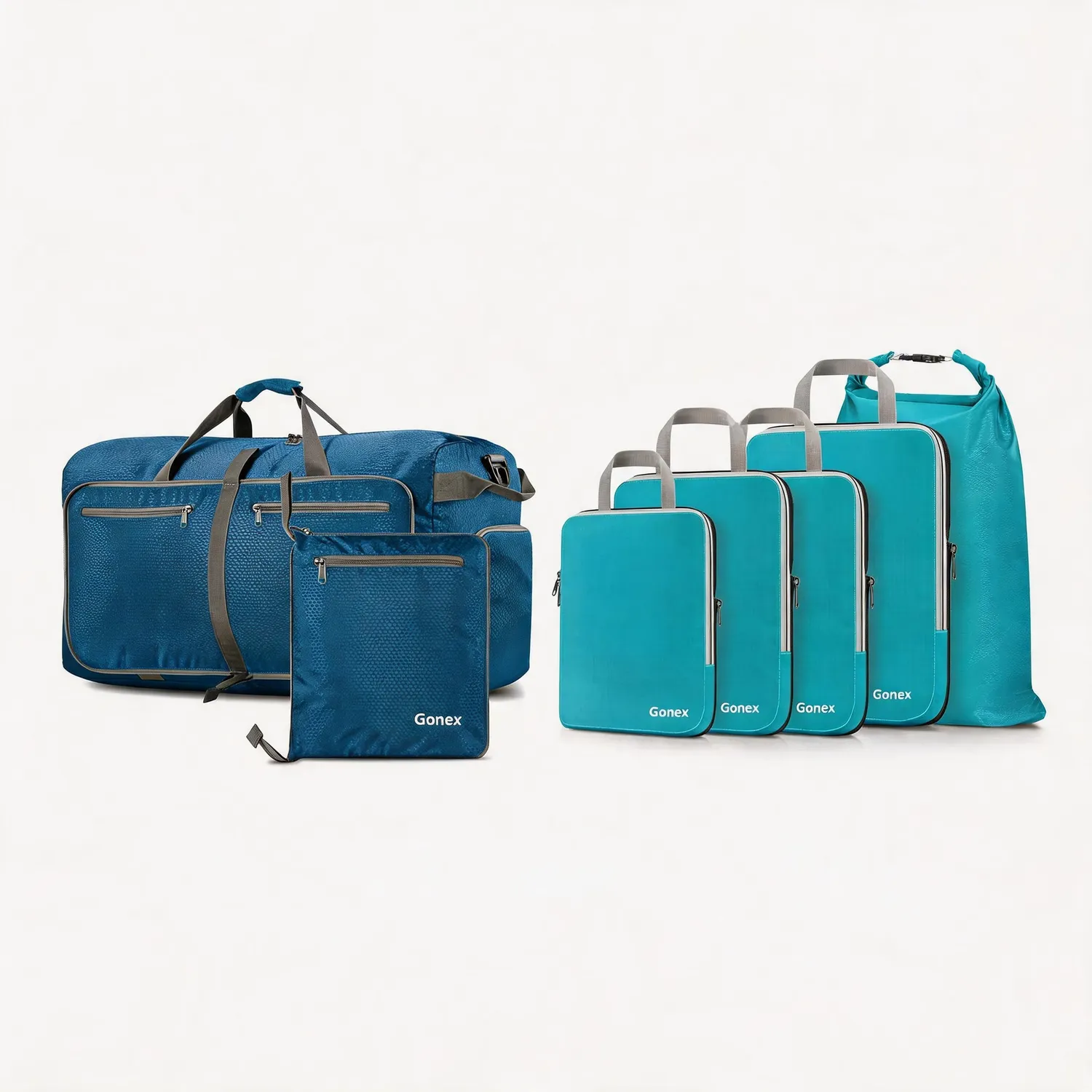 Gonex Weekend Getaway Set Borsone 100L + 5 Cubi