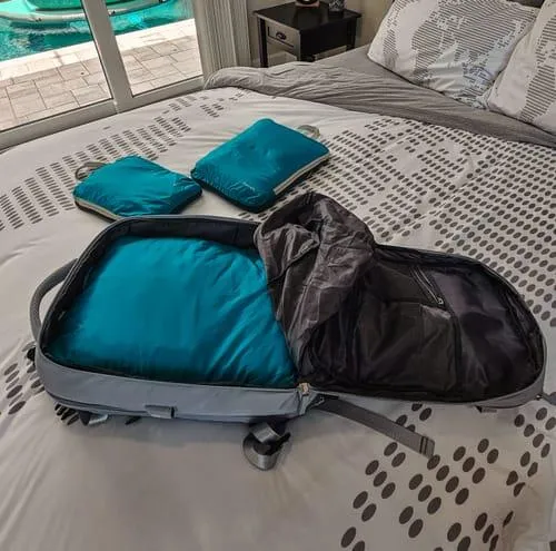 Gonex set packing cubes compressione con beauty case