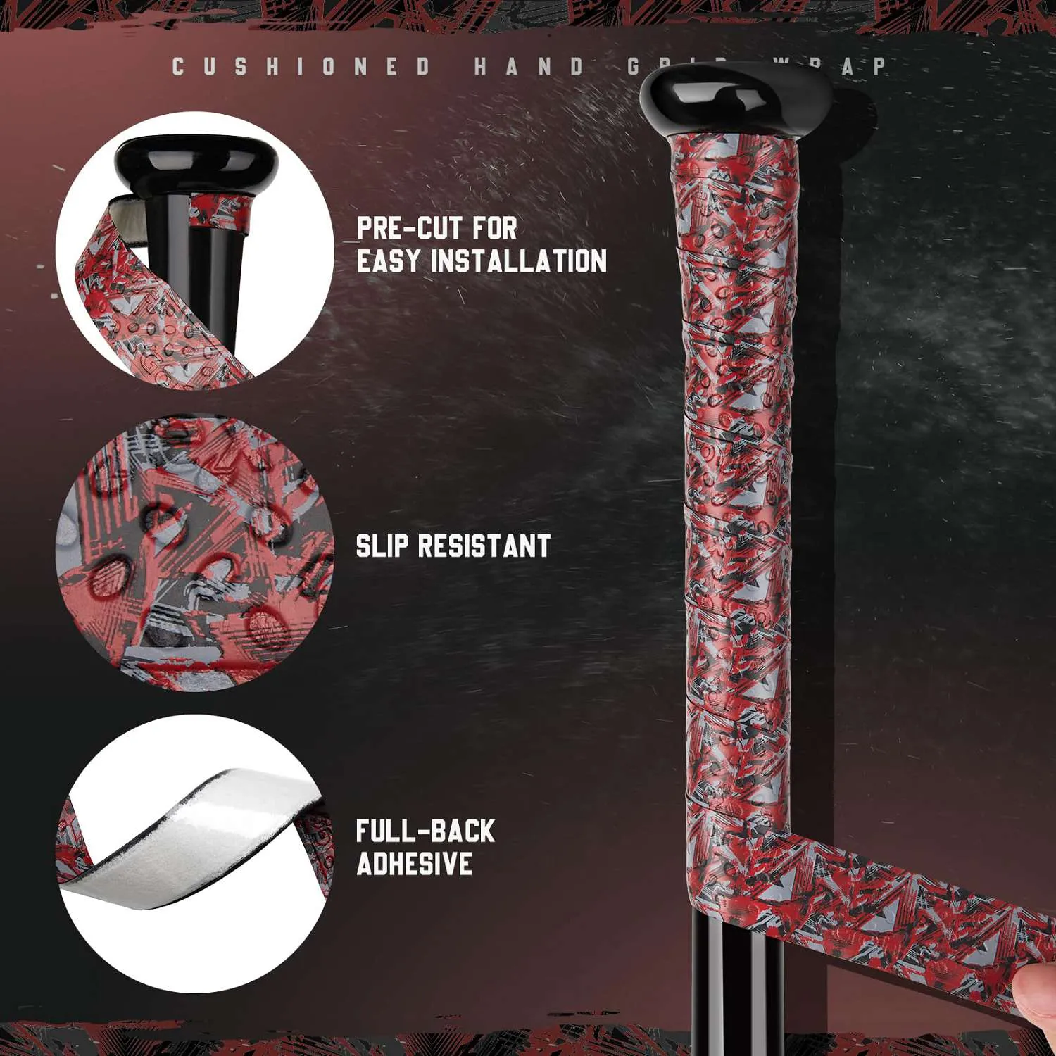 Gonex Baseball Bat Grip Tape nastro grip mazza baseball