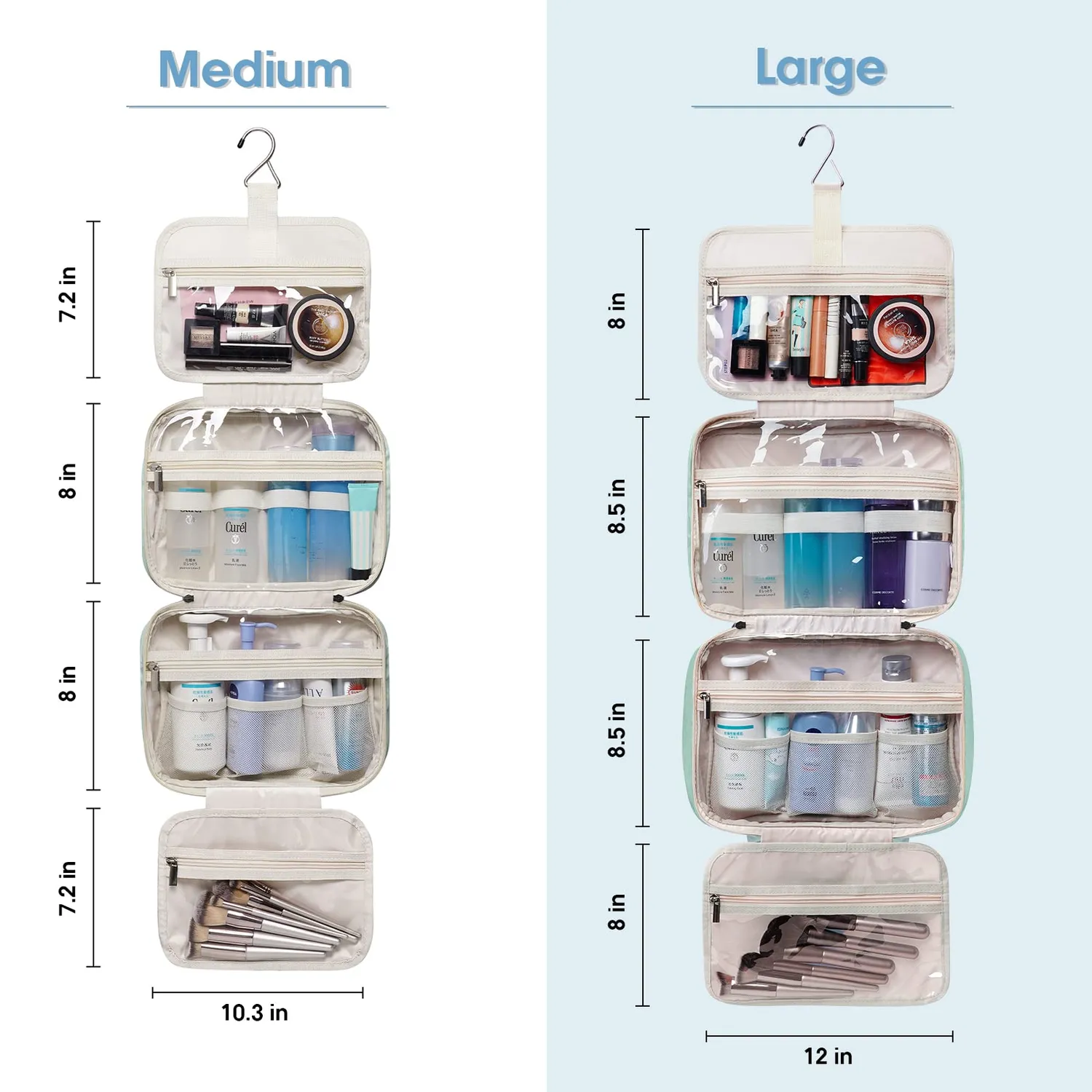 Narwey Trousse da Viaggio da Appendere Impermeabile