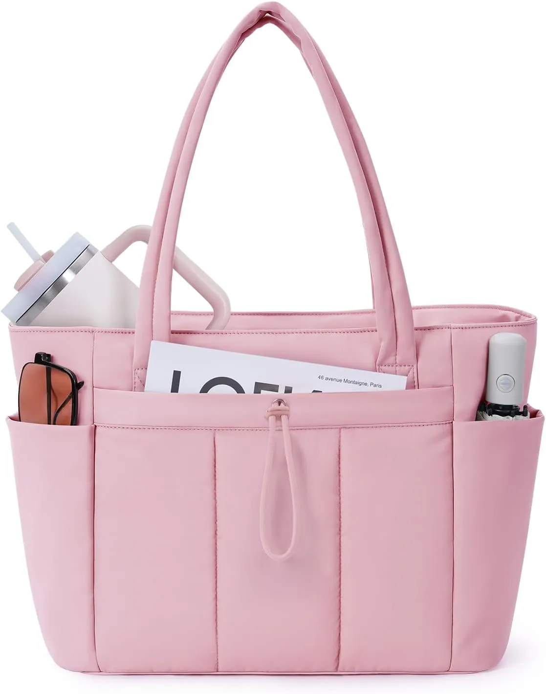 Narwey Puffer Tote Bag borsa shopper 20 L porta laptop