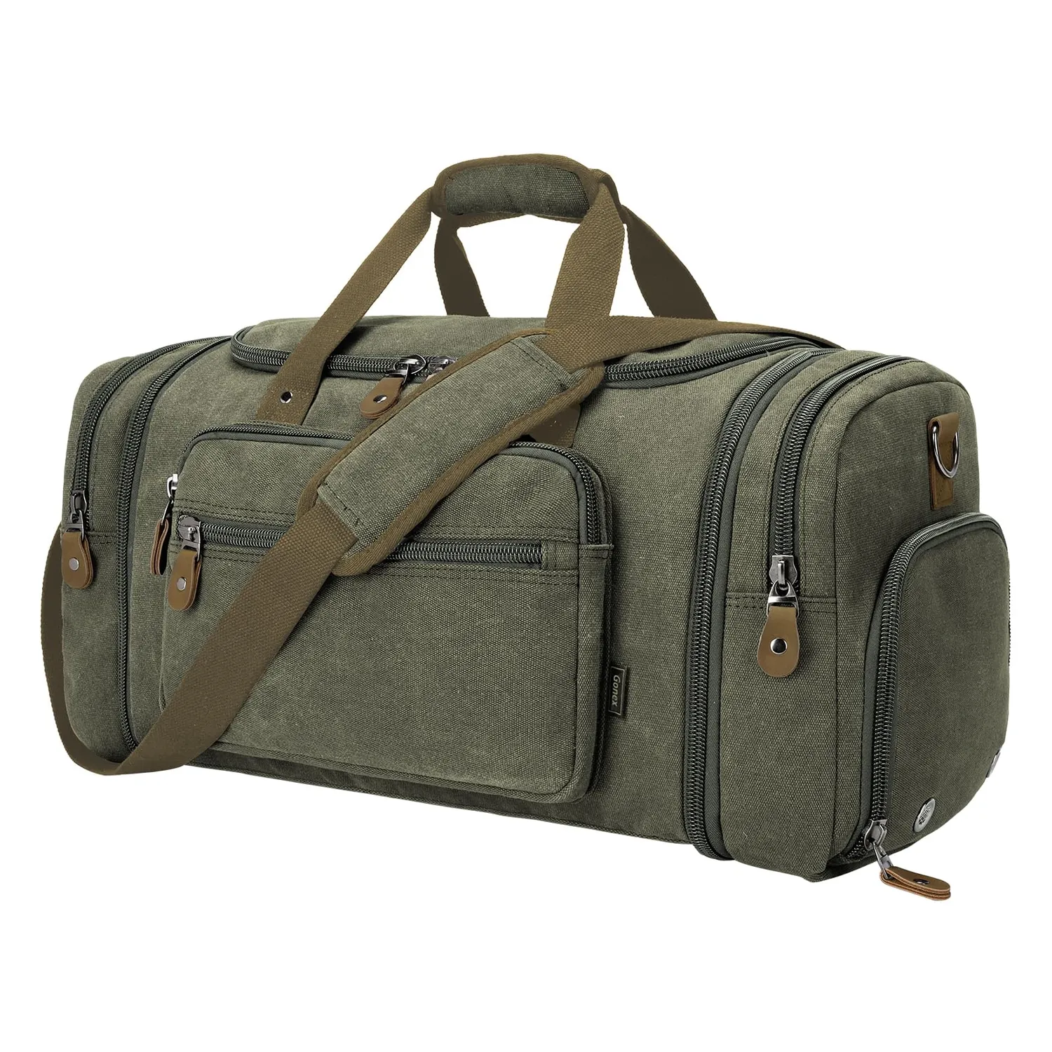 Gonex borsone tela 60L con vano scarpe