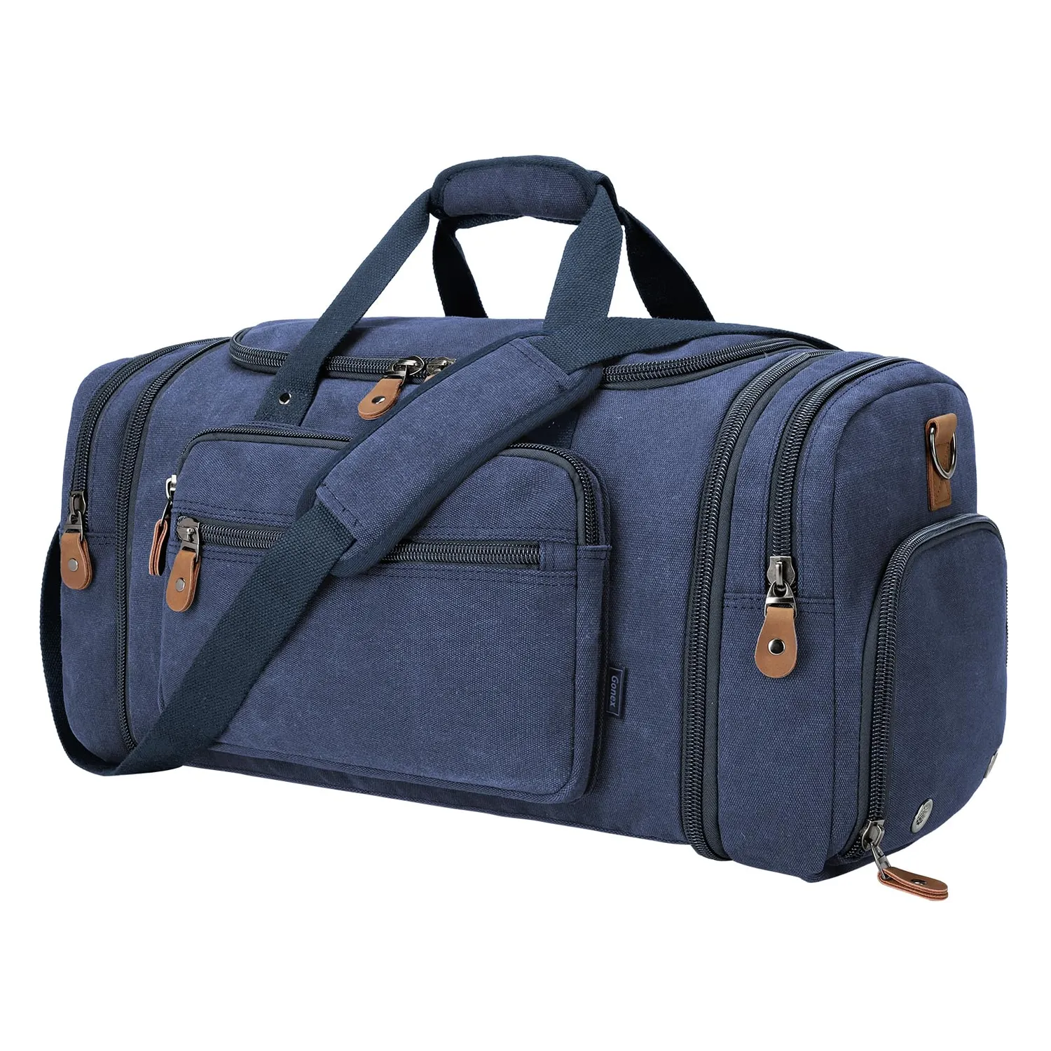Gonex borsone tela 60L con vano scarpe