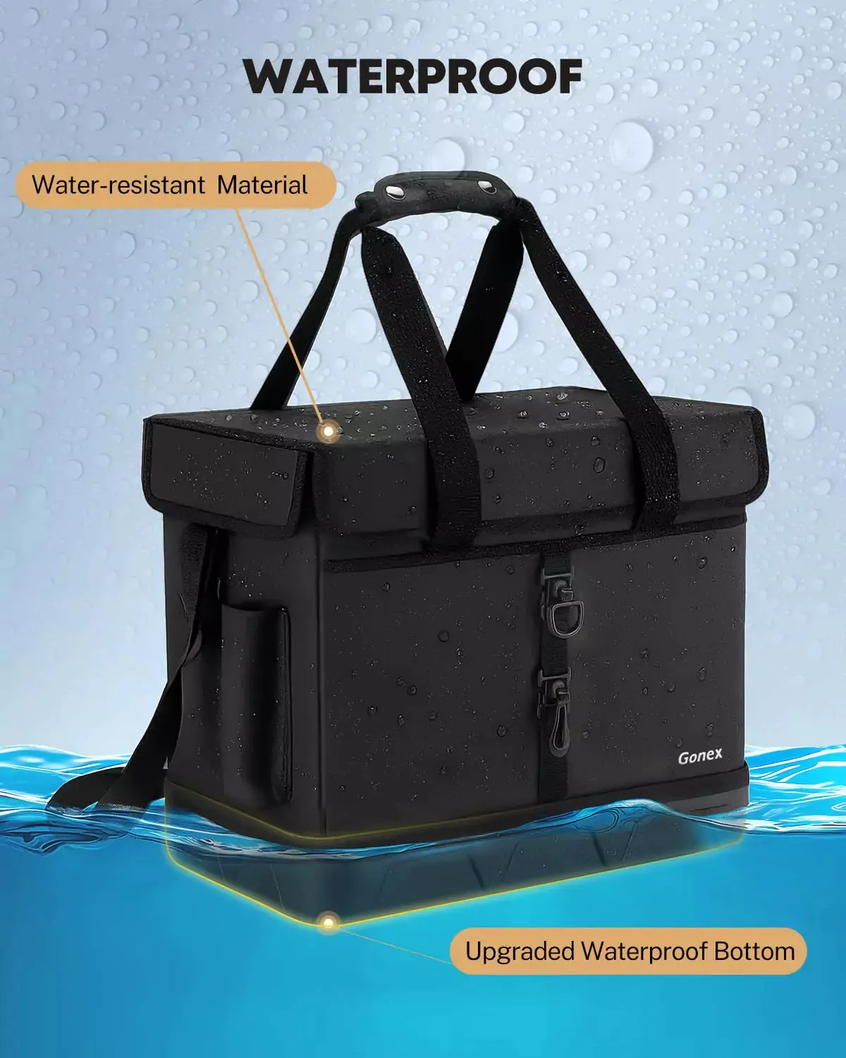 Gonex Borsa Attrezzi Pesca Impermeabile
