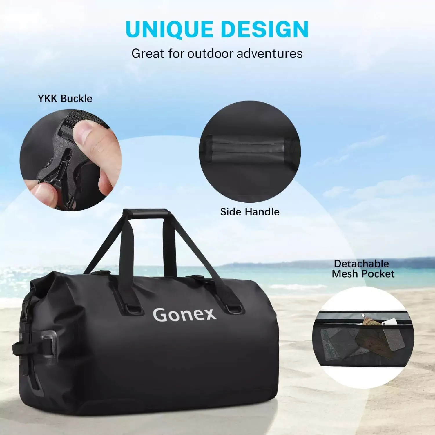 Gonex borsone impermeabile Dry Duffel Bag