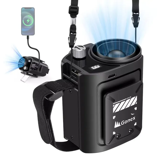 Gonex 35H ventilatore da vita indossabile 10000mAh
