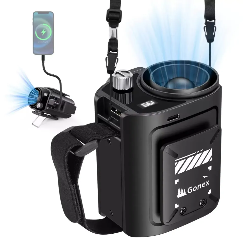 Gonex 35H ventilatore da vita indossabile 10000mAh