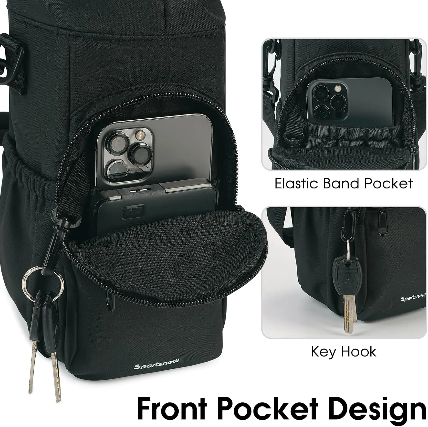 Narwey Insulated Water Bottle Holder borsa porta borraccia termica